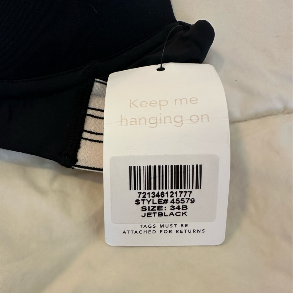 Lively, Underwire-Free Everyday Seamless T-Shirt Bra - Black and Nude - Picture 2 of 4